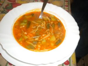 Minestrone di fagioli